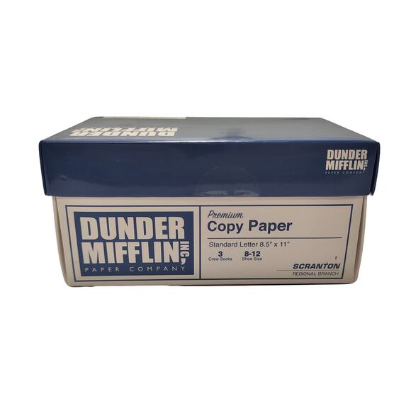 The Office Dunder Mifflin Socks - 3 Pack - Picture 2 of 4